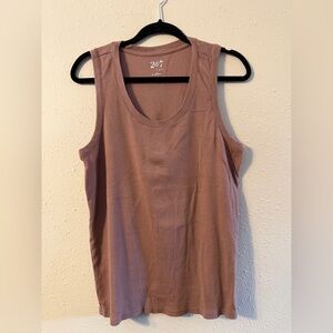 24/7 Maurices | Knit Terracotta Tank Top | Size: 2X